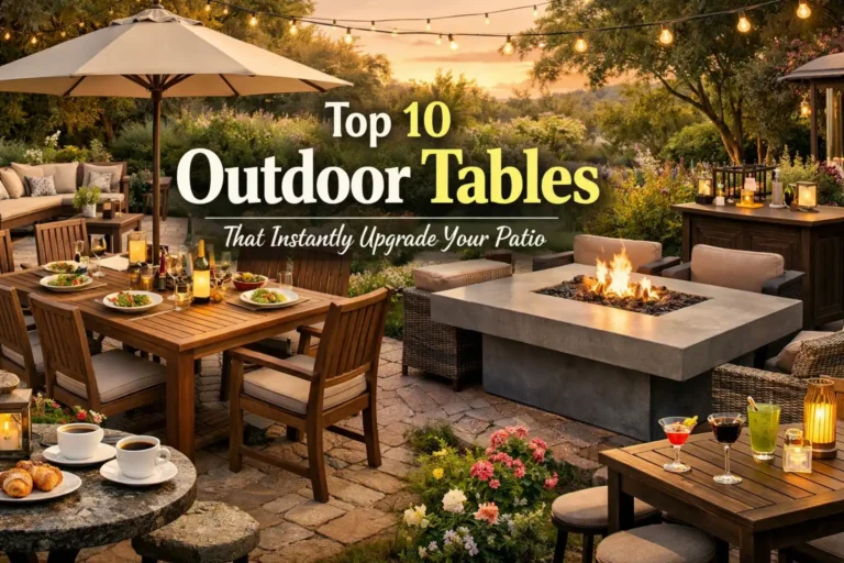 Outdoor Tables That Instantly Upgrade Your Patio