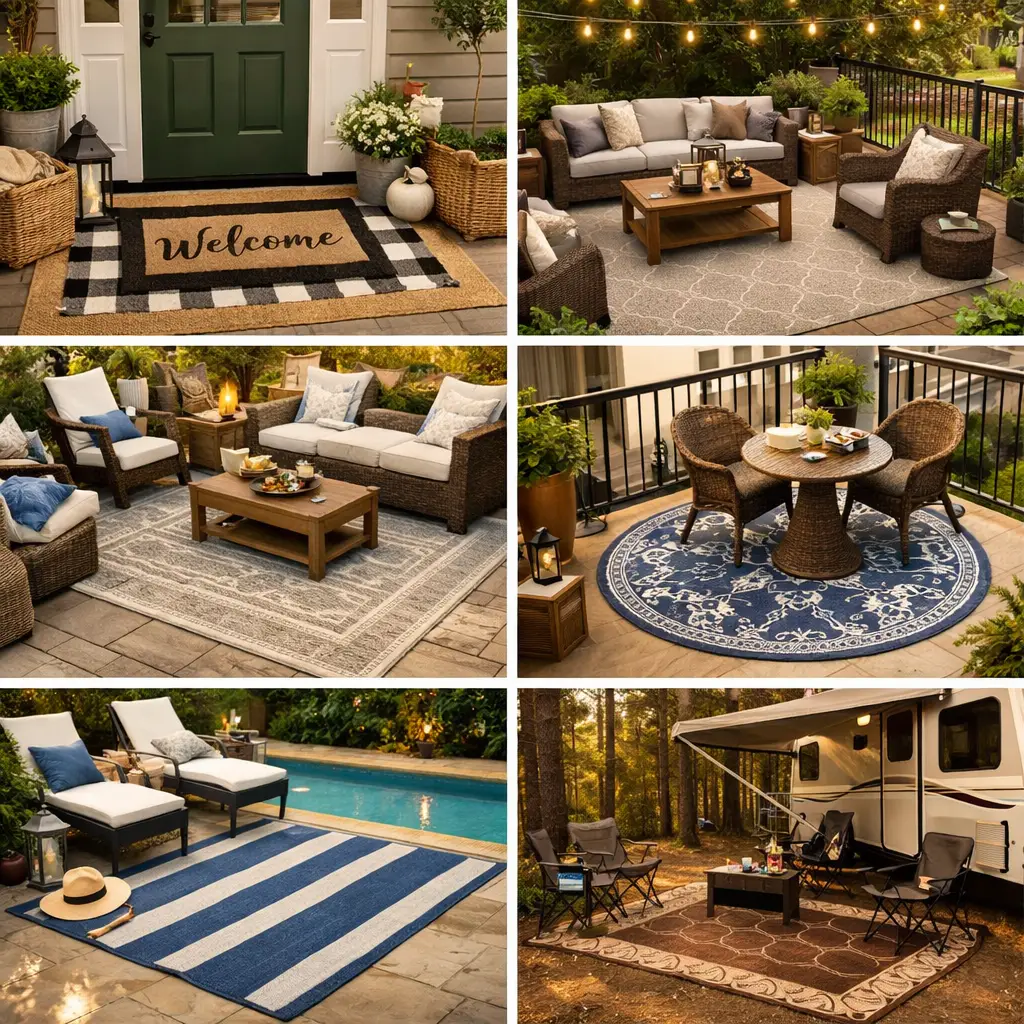 Best Spots to Use an Outdoor Rug
