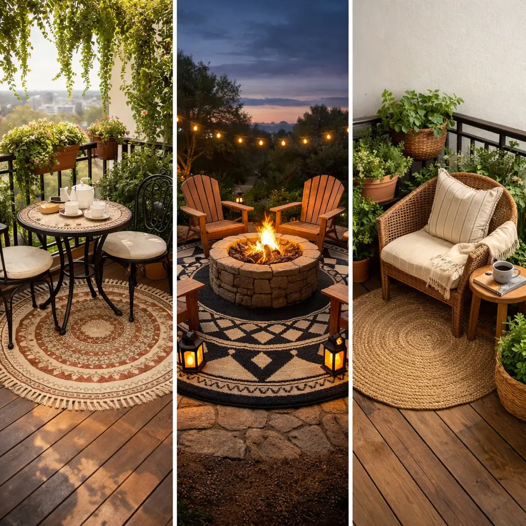 Round Outdoor Rugs