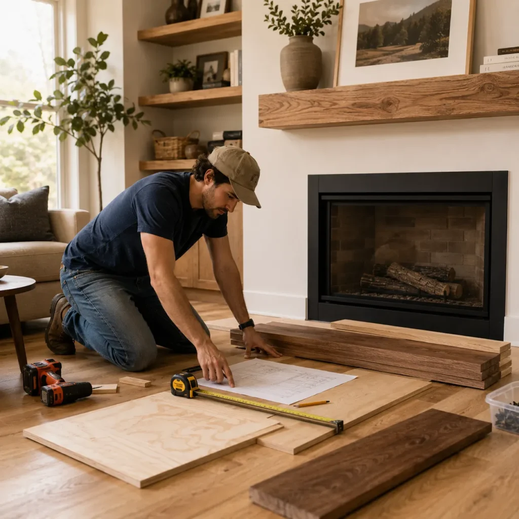 DIY Modern Fireplace Mantel Is It Worth Building Yourself