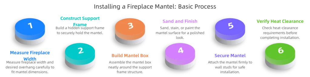 How to Build a Modern Fireplace Mantel