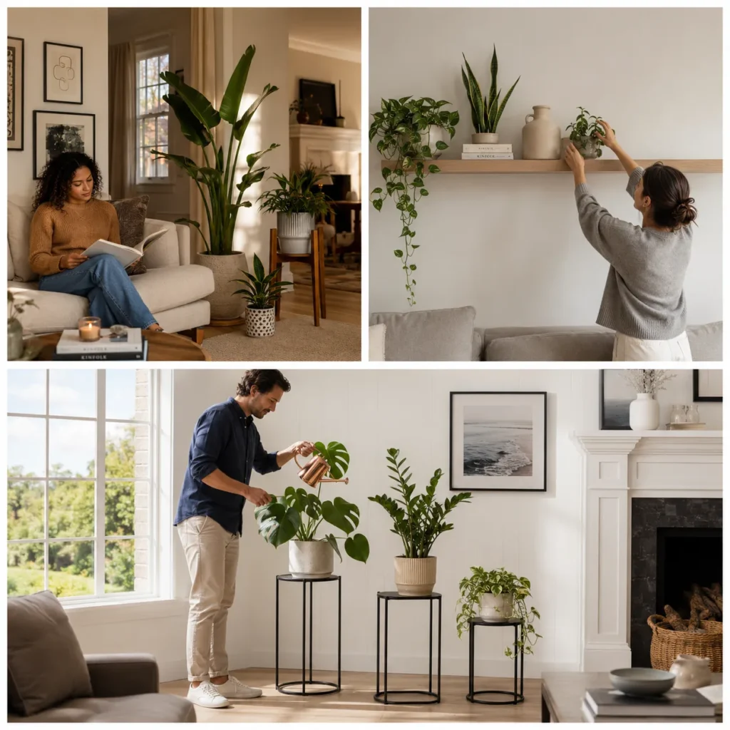 Indoor Plant Shelf Styling Ideas