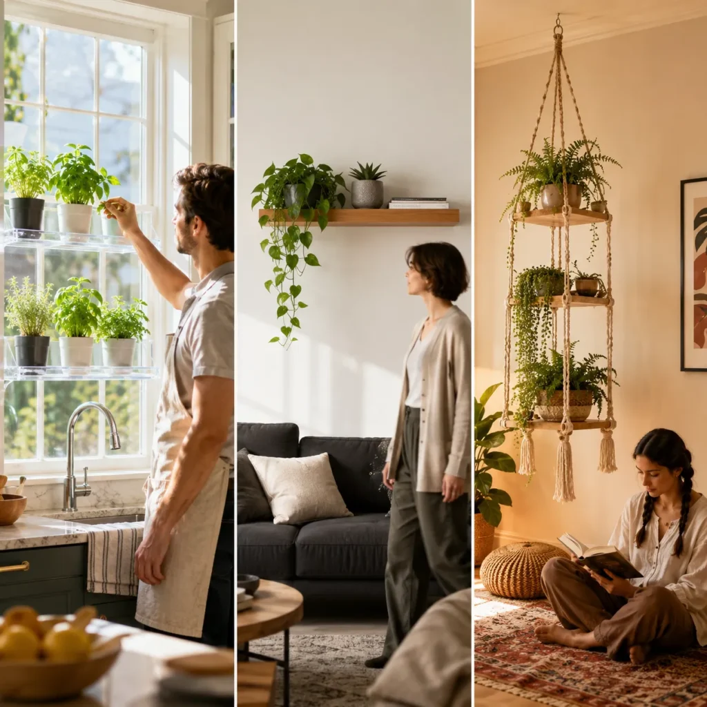 Hanging Plant Shelf