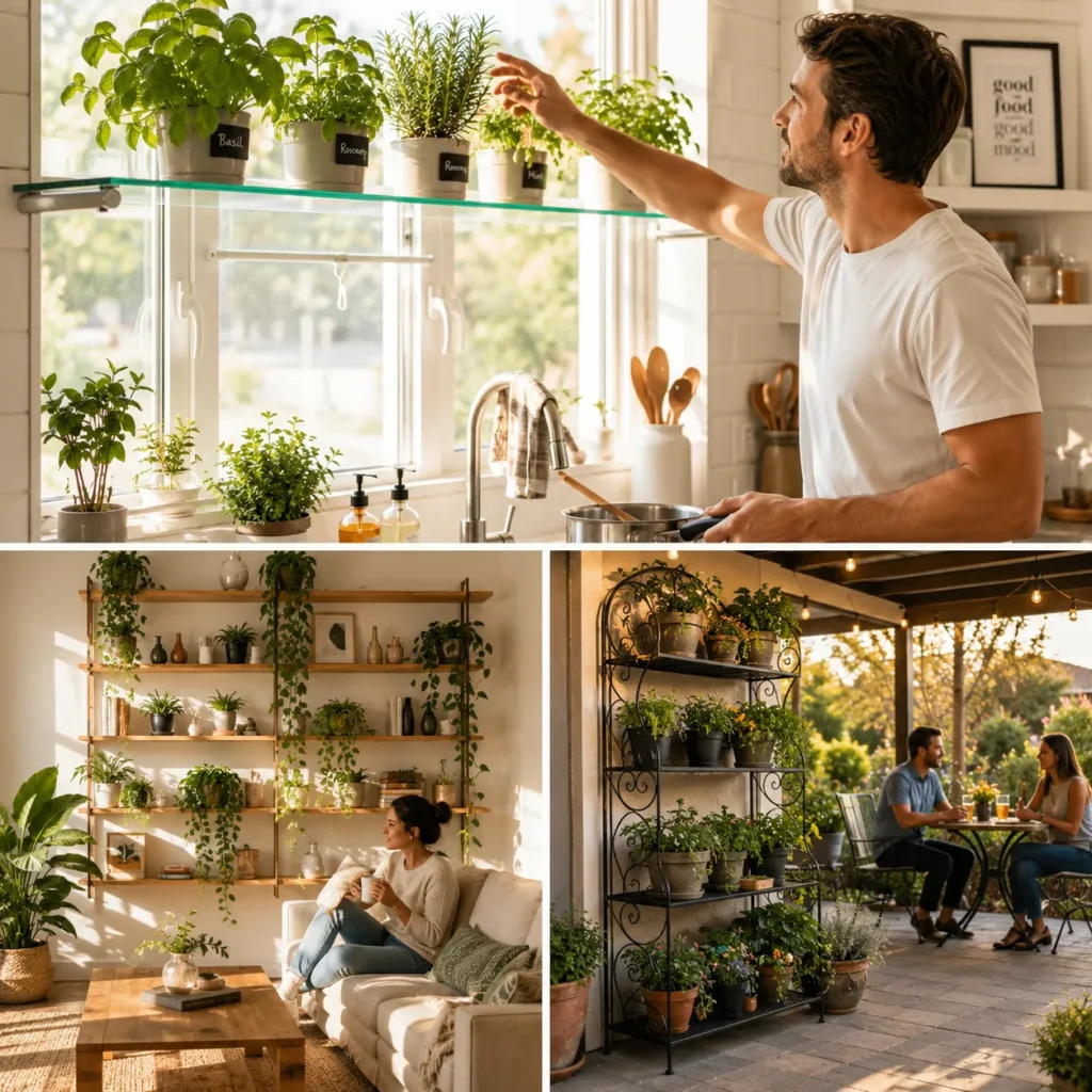 Plant Shelf Ideas by Space