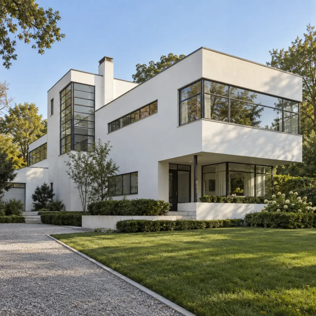 Early American International Style House