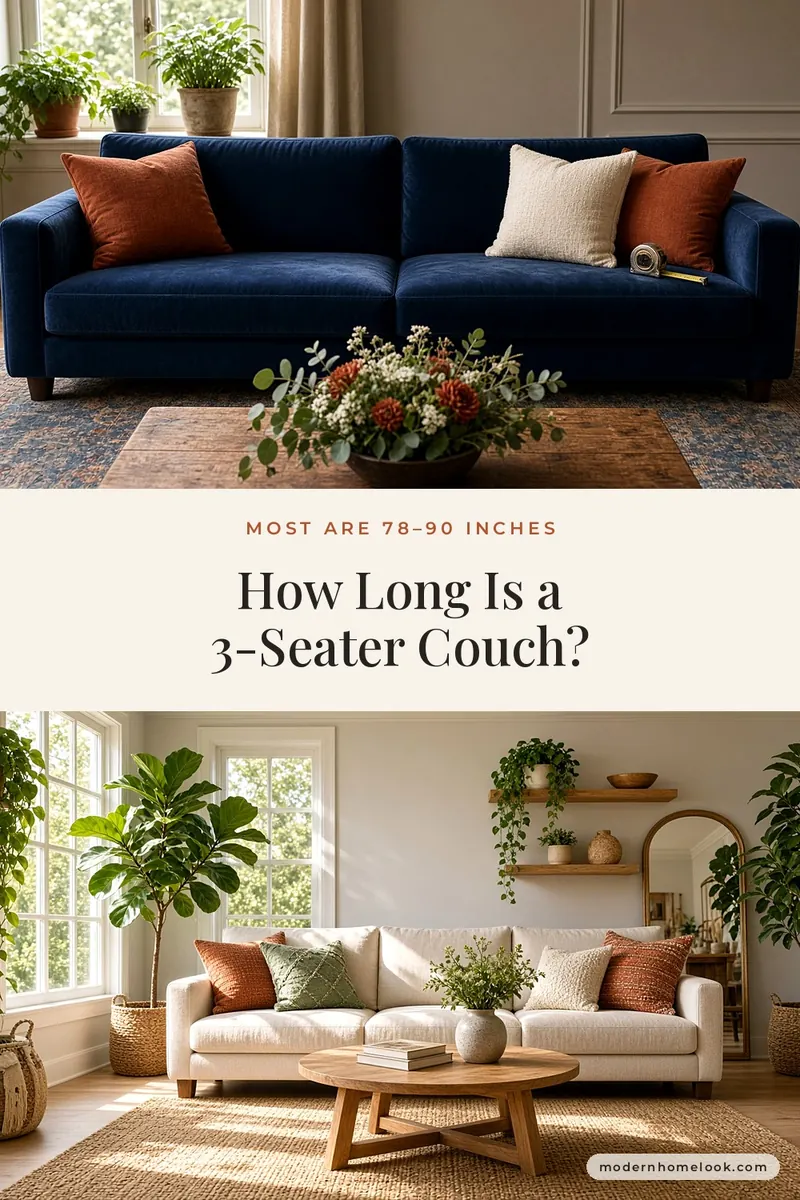 How Long Is a 3 Seater Couch? Most Sofas Are 78 to 90 Inches Long