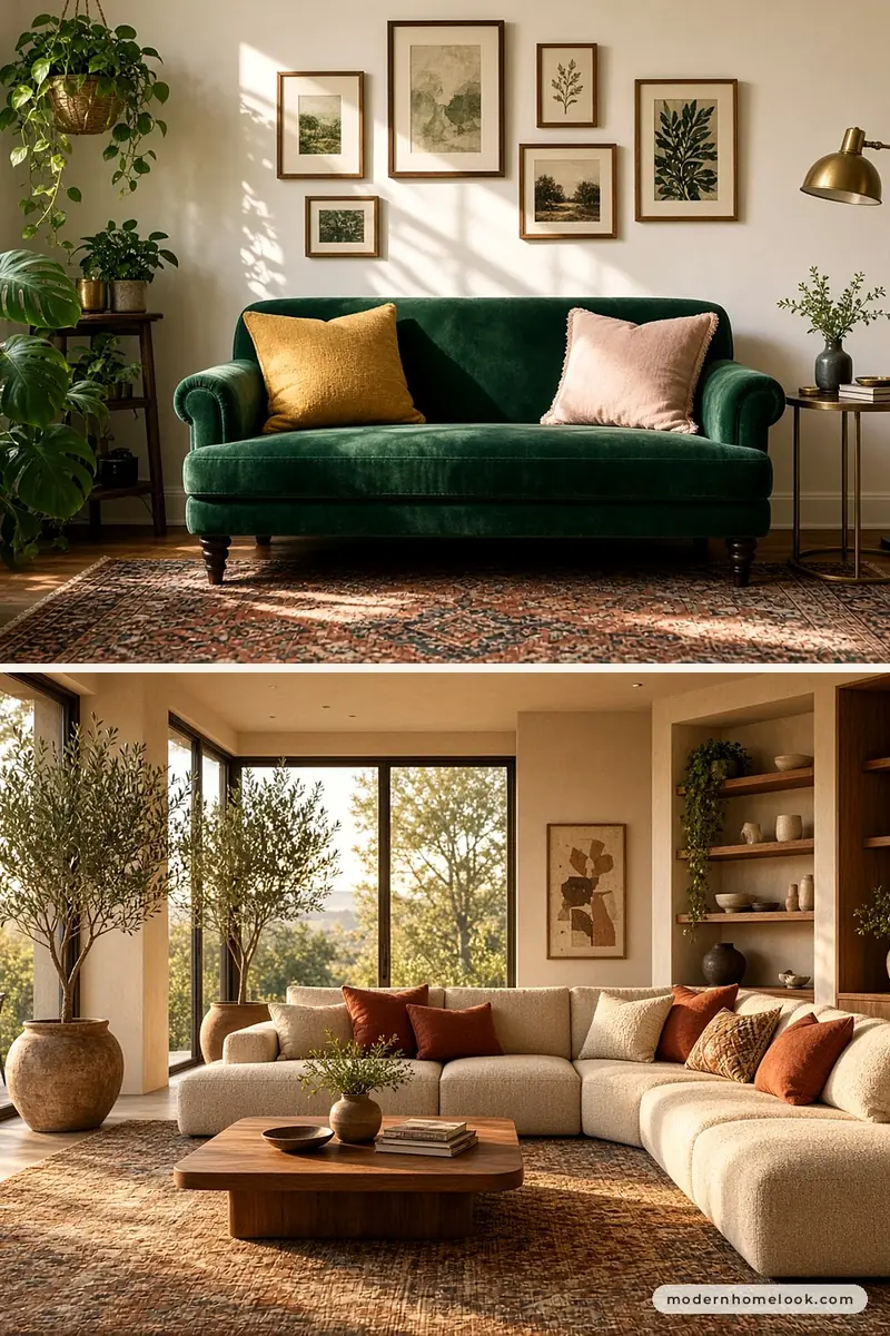 Sofa Size for Small vs Large Living Rooms: Loveseat, Sofa or Sectional?